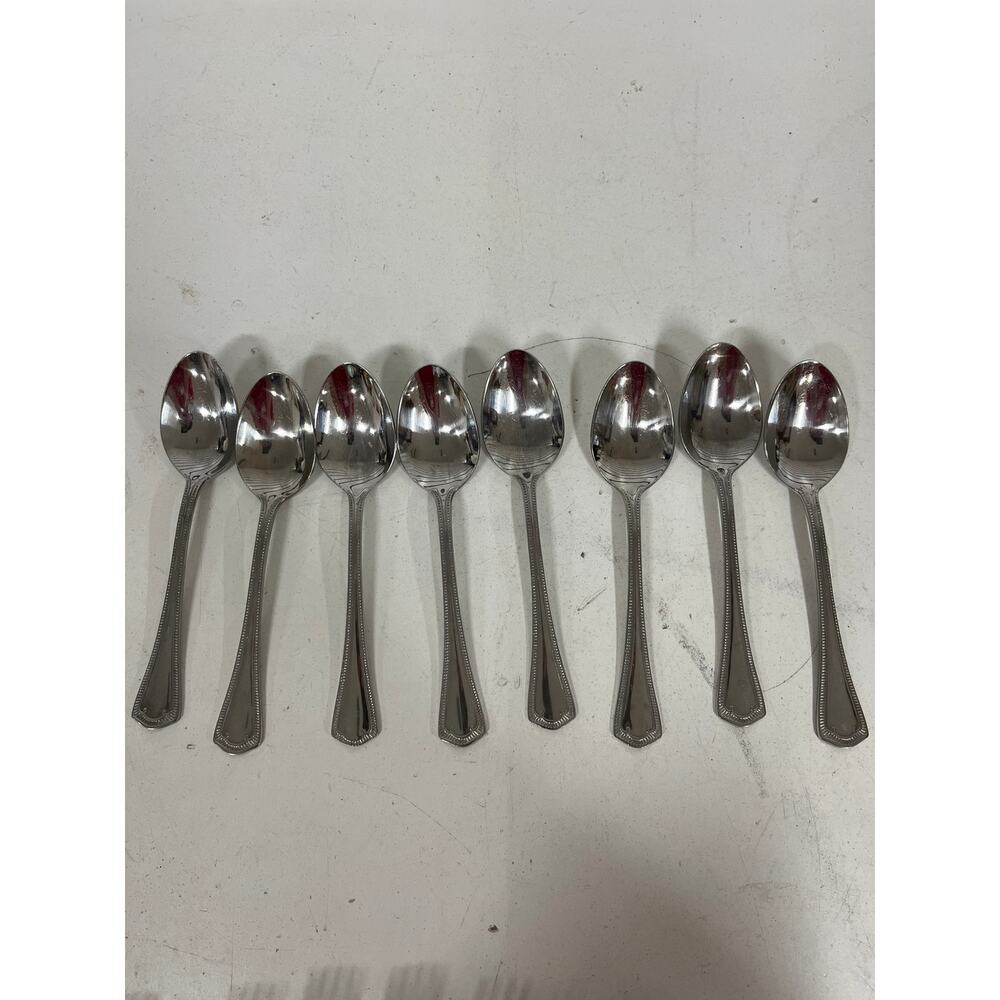 (8) TABLESPOONS Waterford SOMERSET 18/10 Stainless China